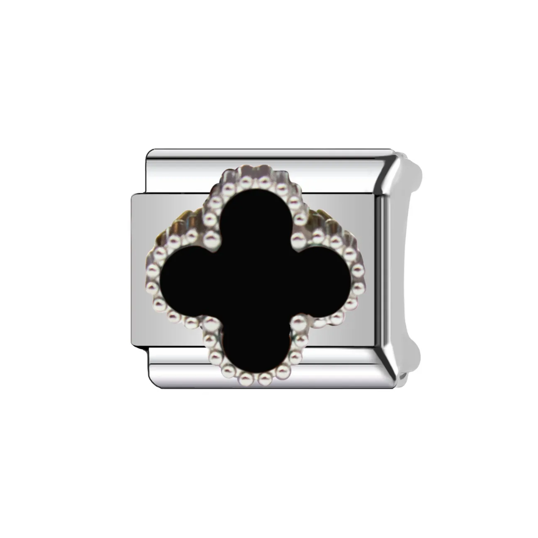 IB Charm Trebol Plata