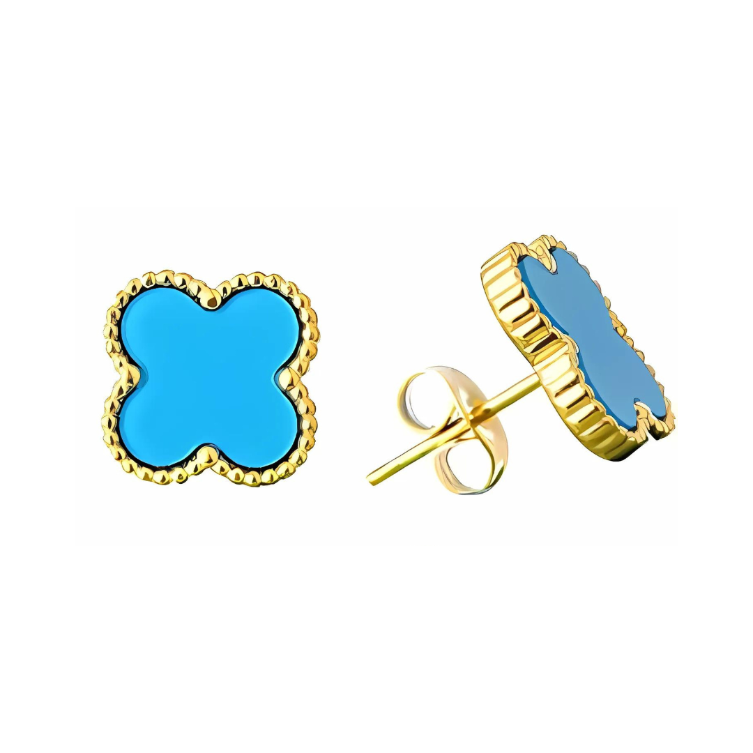 Aretes Trebol Colores