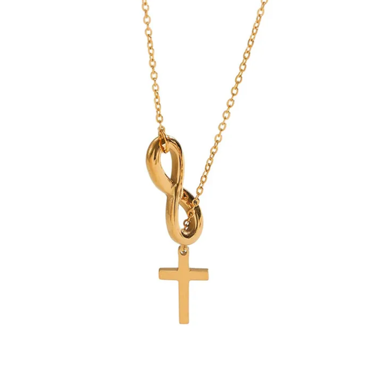 Collar Cross Infinity