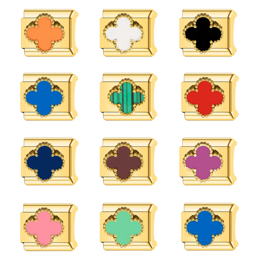 IB Charm Trebol Oro