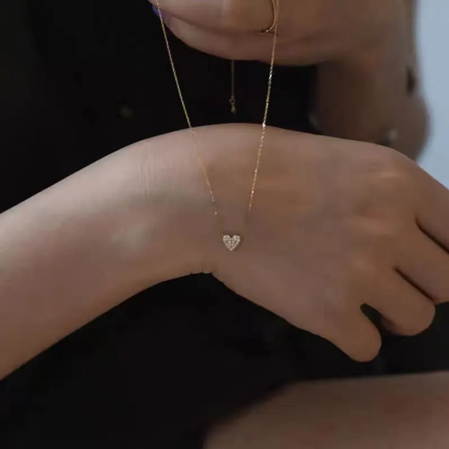SS Collar Mini Heart