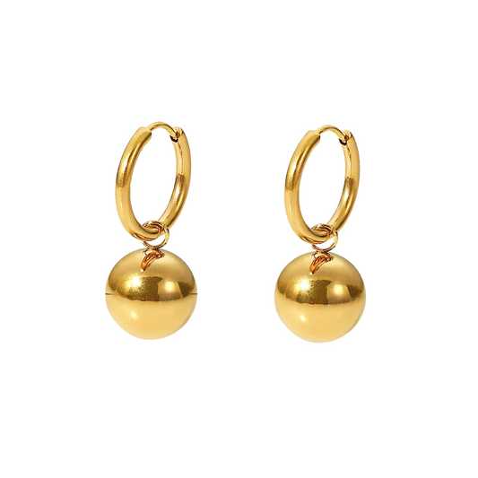 Aretes Ball (juego with ball choker y pulsera)