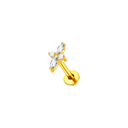 Piercing four leaf clover
