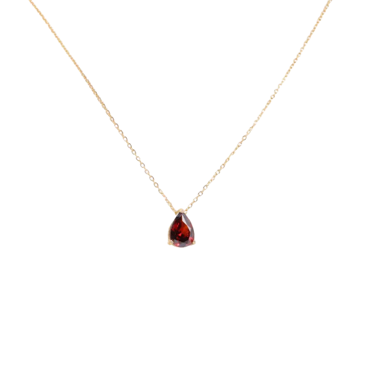 Collar Birthstone Teardrop