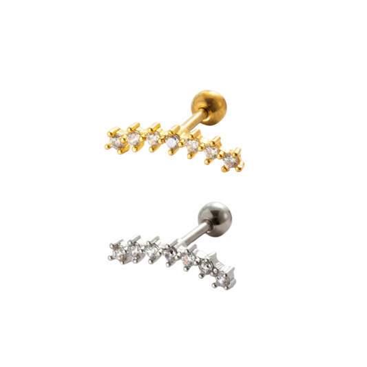 Piercing Medio Circulo Zirconia