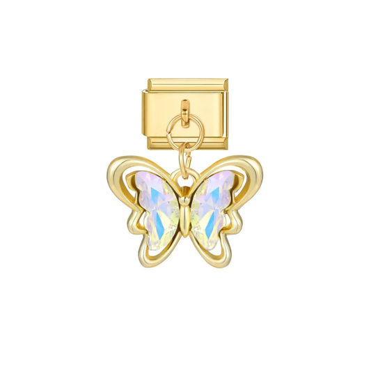 IBC Charm Crystal Butterfly