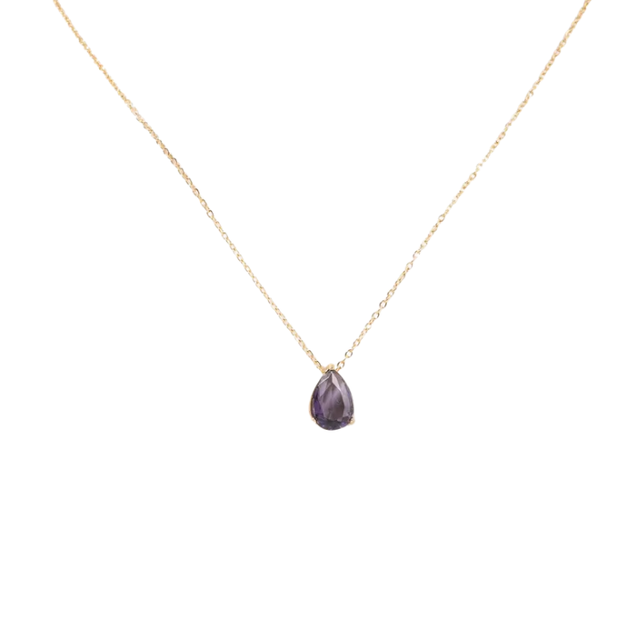 Collar Birthstone Teardrop