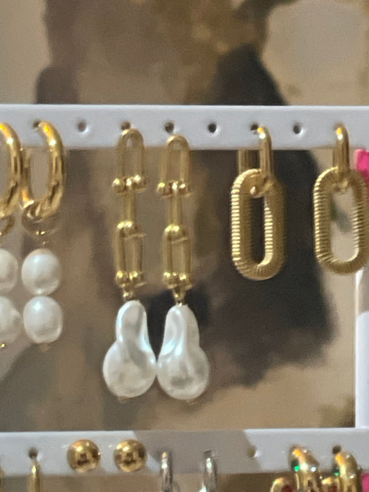 Aretes Tiffany Pearl