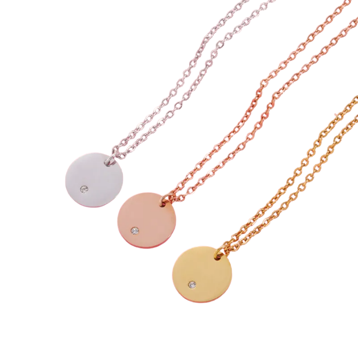 GL Collar Circular Zircon