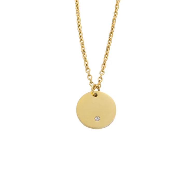 GL Collar Circular Zircon