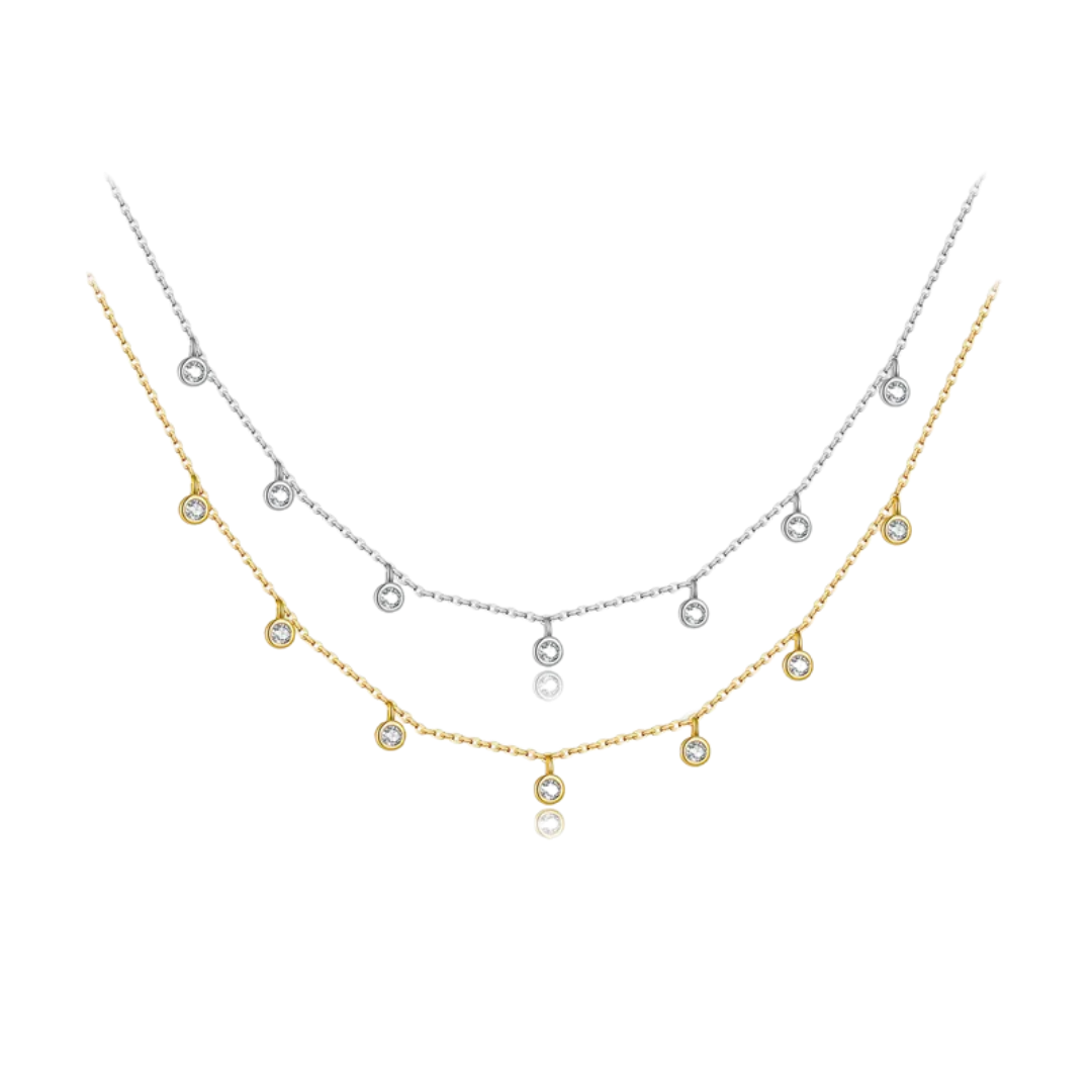 SS Collar Circular Zirconias