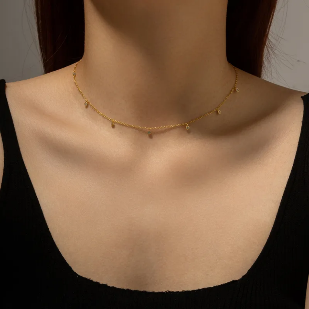 SS Collar Circular Zirconias