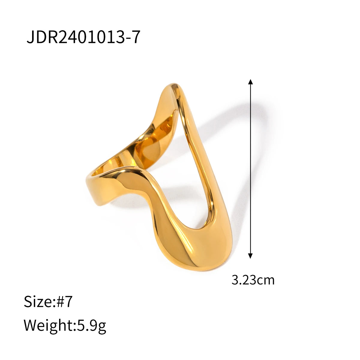 Anillo Ola talla 7