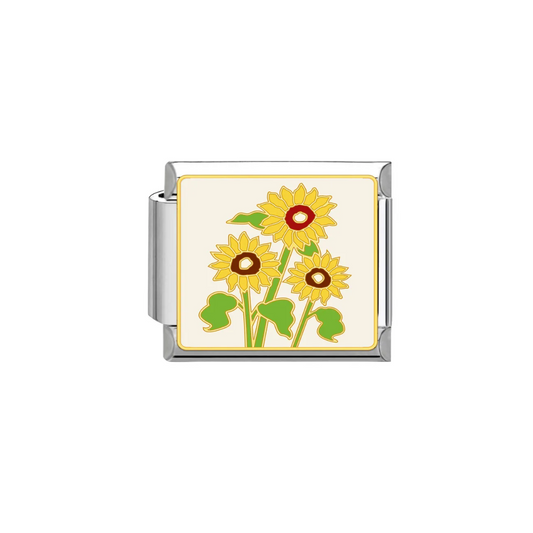 IB Charm girasoles