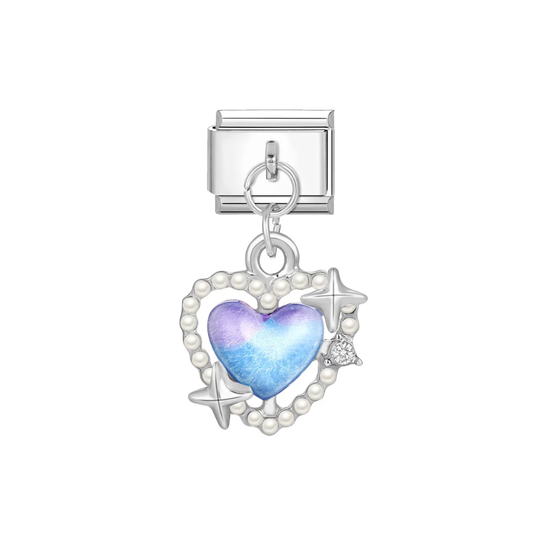 IBC Charm corazon sirena
