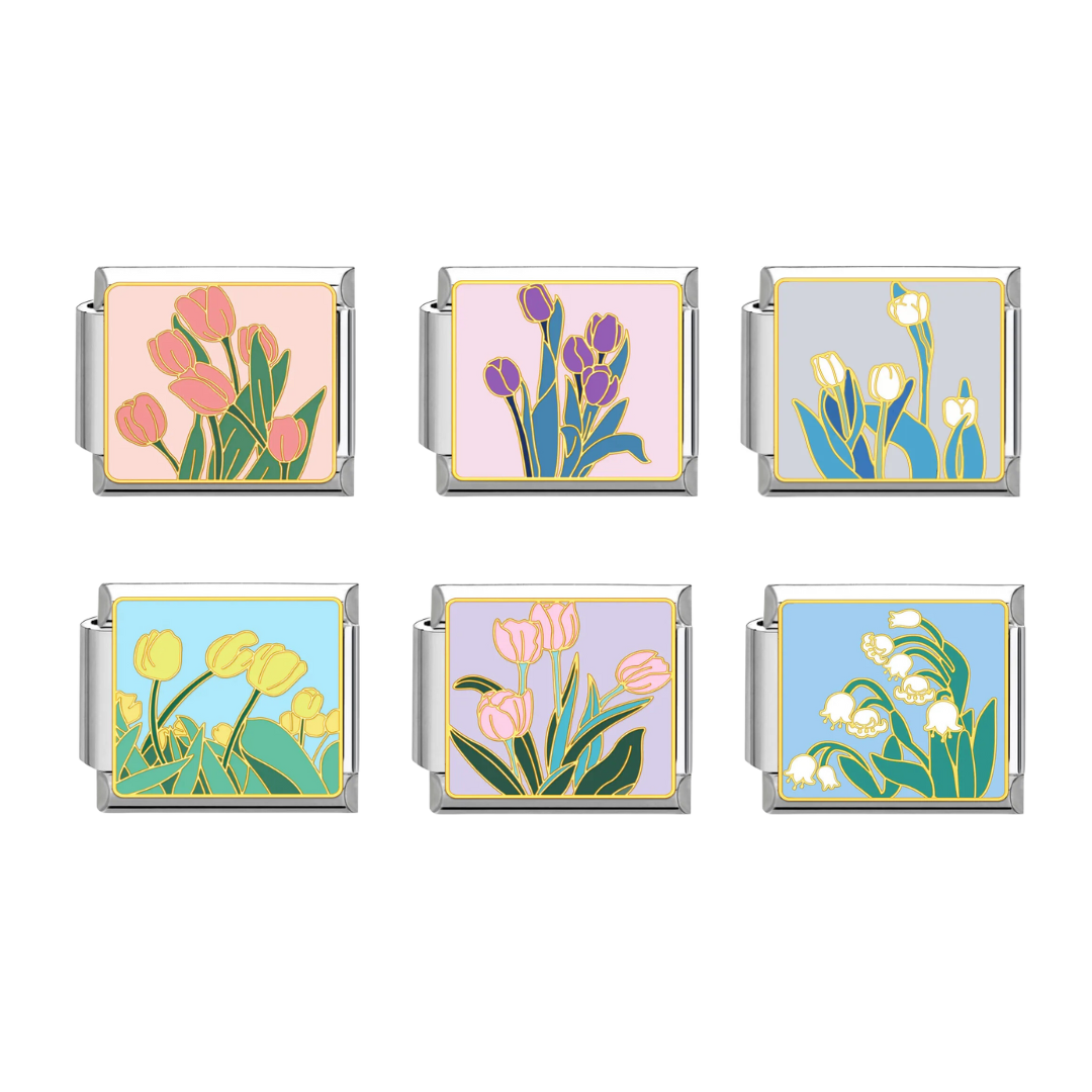 IB Charm Tulipanes