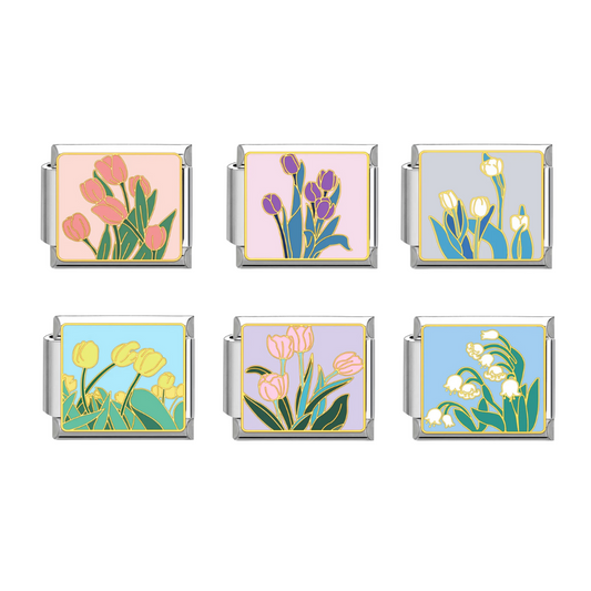 IB Charm Tulipanes
