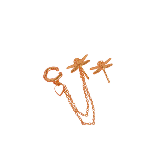 Aretes set dragonfly
