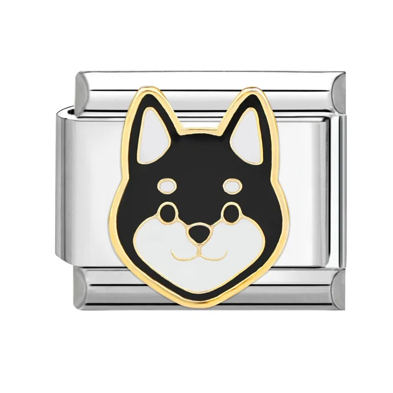 IB Charm Lobo Husky Dog