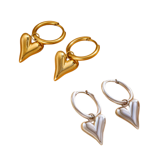 Aretes Arrow Heart